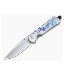 Chris Reeve Small Sebenza 31 Frame Lock Folder Unique Graphic Handle MagnaCut Drop Point S31-1400-017 - CRK-S31-1400-017 1