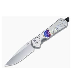 Chris Reeve Small Sebenza 31 Frame Lock Folder Unique Graphic Handle MagnaCut Drop Point S31-1400-019 - CRK-S31-1400-019 1