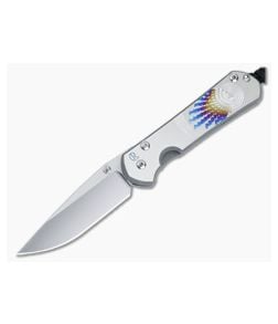 Chris Reeve Small Sebenza 31 Frame Lock Folder Unique Graphic Handle MagnaCut Drop Point S31-1400-021 - CRK-S31-1400-021 1