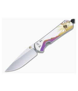 Chris Reeve Small Sebenza 31 S45VN Citrine "Morning Sun" Unique Graphic Folder 008 - CRK-S31-1408-008 1