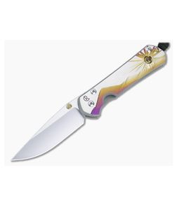 Chris Reeve Small Sebenza 31 S45VN Citrine "Morning Sun" Unique Graphic Folder 011 - CRK-S31-1408-011 1