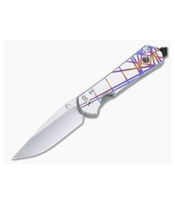Chris Reeve Small Sebenza 31 S45VN Almandine Unique Graphic Folder 016 - CRK-S31-1408-016 1