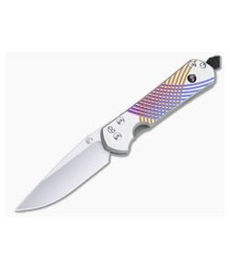 Chris Reeve Small Sebenza 31 S45VN Almandine Unique Graphic Folder 017 - CRK-S31-1408-017 1