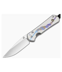 Chris Reeve Small Sebenza 31 Unique Graphic Pyrite Cabochon - CRK-S31-1408-0984 1