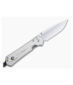 Chris Reeve Left Handed Small Sebenza 31 S45VN Hematite Unique Graphic Folder 002 - CRK-S31-1409-002 1
