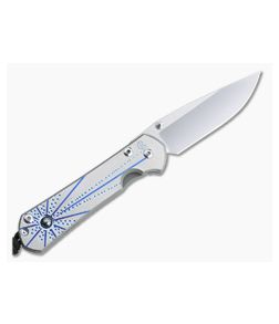 Chris Reeve Left Handed Small Sebenza 31 S45VN Hematite Unique Graphic Folder - CRK-S31-1409 1