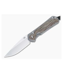Chris Reeve Small Sebenza 31 Magnacut Glass Blasted Natural Micarta - CRK-S31-1660 1