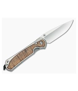 Chris Reeve Small Sebenza 31 Left Hand 2025 Annual Koa Wood - CRK-S31-1815 1