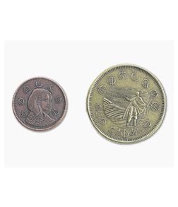 Shire Post Mint Mistborn Set #2 - Two Coins of Elendel Copper and Brass - SPM-SA-MB-SET02 1