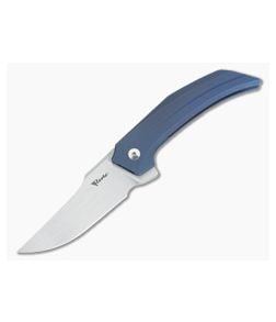 Reate Knives Star Boy Blue Ti Bharucha Hand Rubbed RWL34 - RK-SB-04 1