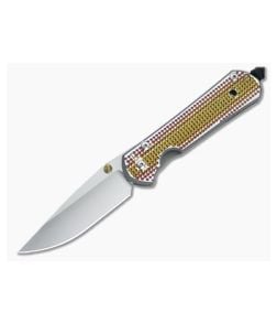 Chris Reeve Large Sebenza 21 Unique Graphic Gold Hue Droplets - CRK-L21-X045 1