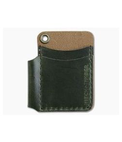 Hitch & Timber Scrawllet EDC Utility Wallet Pen Holder Antique Green Leather - HT-SCRAWLETT-AG 1