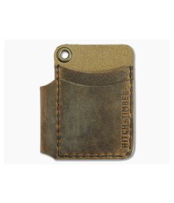 Hitch & Timber Scrawllet EDC Utility Wallet Pen Holder Crazy Horse Leather - HT-SCRAWLETT-CH 1