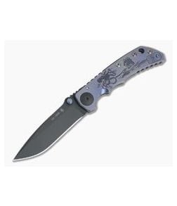 Spartan Harsey Folder Blue & Bronze Kraken Special Edition Black PVD S35VN - SB-SF5-008 1