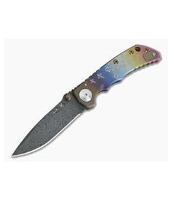 Spartan Harsey Folder Crusader Cross Multi-Color Fade Ano Special Edition Nichols Damascus - SB-SF5-011 1