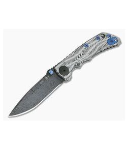 Spartan Harsey Folder Sound Wave Titanium Special Edition Nichols Damascus - SB-SF5-012 1