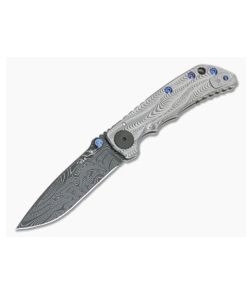 Spartan Harsey Folder Special Edition Sound Wave Nichols Damascus Folder 031 - SB-SF5-031 1