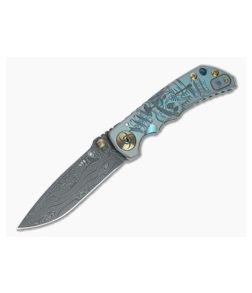 Spartan Harsey Folder Special Edition Plague Doctor Nichols Damascus Folder 050 - SB-SF5-050 1
