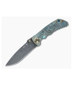 Spartan Harsey Folder Special Edition Plague Doctor Nichols Damascus Folder 052 - SB-SF5-052 1