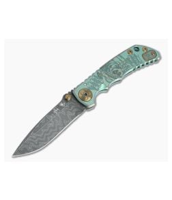 Spartan Harsey Folder Special Edition Plague Doctor Nichols Damascus Folder 059 - SB-SF5-059 1
