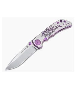 Spartan Harsey Folder Special Edition Purple Dragon Stonewashed S45VN Folder 080 - SB-SF5-080 1