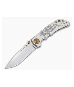 Spartan Harsey Folder Special Edition Black Dragon Bronze Hardware Stonewashed S45VN Folder 081 - SB-SF5-081 1