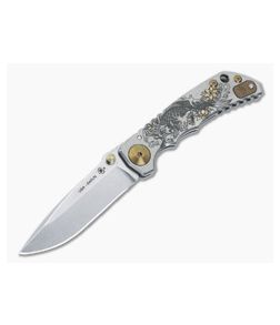 Spartan Blades Harsey Folder Special Edition Koi Fish Ano Stonewashed S45VN Spear Point SF5-KOIFISH - SB-SF5-KOIFISH 1