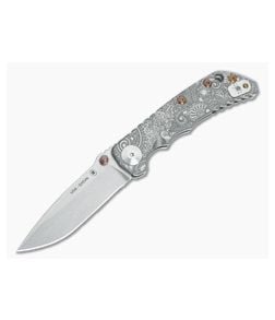 Spartan Harsey Folder Special Edition Paisley Bronze Stonewash S35VN - SB-5PAISLEY-BR 1