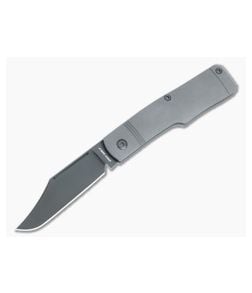Jack Wolf Knives Sharpshooter Jack Slip Joint Titanium Smooth Reverse Tux SHARP-02-TI-REV-TUX - JWK-SHARP-02-TI-REV-TUX 1
