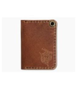 Hitch & Timber Sheepshank Bi-fold Wallet English Tan Leather - HT-SHEEPSHANK-ET 1