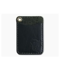 Hitch & Timber Short Fold Card Wallet Black Leather - HT-SHORTFOLD-BK 1