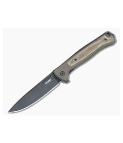 LionSteel Skinny Brown Aluminum Black Blade SK01A-EB - LS-SK01A-EB 1