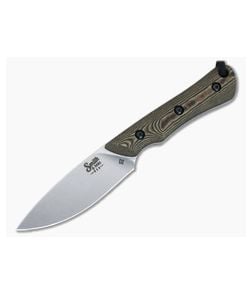 Smith & Sons Brave Fixed Blade Richlite Handle Stonewashed D2 Drop Point SM12501 - SS-SM12501 1