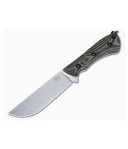 Smith & Sons Delta Fixed Blade Camo Micarta Handle Stonewashed CPM-3V Drop Point Blade SM20129 - SS-SM20129 1