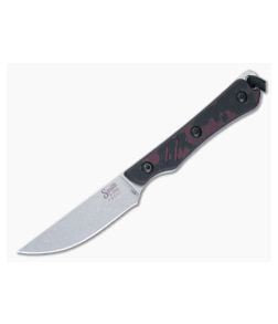 Smith & Sons Shoal Fixed Blade Lunar Eclipse Richlite Handle Stonewashed AEB-L Blade SM9506 - SS-SM9506 1