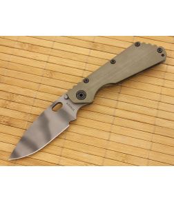 Strider SMF-CC Green G10 Tigerstripe S30V Flamed Frame - SK-SMF-014 1