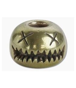 Audacious Concept Smiley Bead Medium Brass Lanyard Bead SMM-BRS-STW - AC-SMM-BRS-STW 1