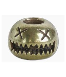 Audacious Concept Smiley Bead Small Brass Lanyard Bead SMS-BRS-STW - AC-SMS-BRS-STW 1