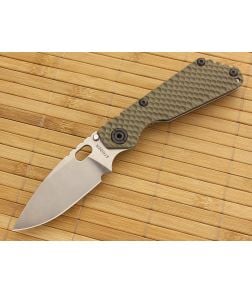 Strider SnG Gunner Grip Green G10 Handle Stonewash S30V - SK-SNG-019 1
