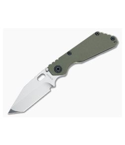 Strider SnG Flat Green G10 Stonewashed Tanto PSF27 - SK-SNG-030 1