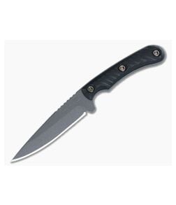 RMJ Tactical Sparrow Fixed Blade Black G10 Tungsten Cerakote MagnaCut Blade SP-BL - RMJ-SP-BL 1