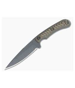 RMJ Tactical Sparrow Fixed Blade Hyena Brown G10 Tungsten Cerakote MagnaCut Blade SP-HB - RMJ-SP-HB 1