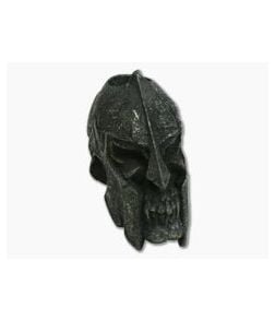 Schmuckatelli Spartan Skull Bead Black Oxidized Pewter - ST-SPB 1