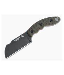 TOPS Sheep Creek Rough Terrain Black 154CM Green Canvas Fixed Blade SPCK-01 - TP-SPCK-01 1