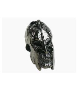 Schmuckatelli Spartan Skull Bead Hematite Plated Pewter - ST-SPH 1