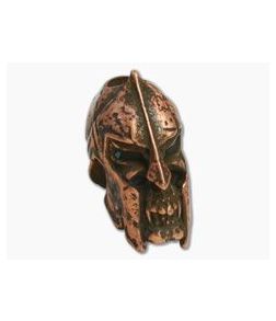 Schmuckatelli Spartan Skull Bead Roman Copper Ox Pewter - ST-SPRCO 1