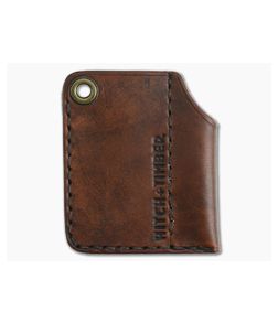 Hitch & Timber Stout Slip Medium Brown Leather EDC Slip & Pen Holder - HT-STOUTSLIP-MB 1