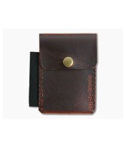 Hitch & Timber Surveyor Autumn Harvest Leather Brass Snap Wallet - HT-SURVEYOR-AH 1