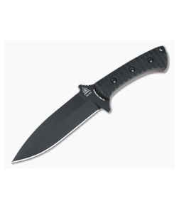 TOPS Szabo Express Single Edge Black 1095 Canvas Micarta Tactical Fixed Blade SZEX-01 - TP-SZEX-01 1