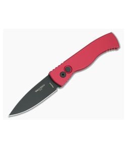Protech TR-2 Auto Red Handle Black Blade - PT-T203-RED 1